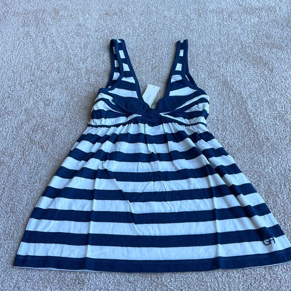 Brand new Gilly Hicks Navy stripe top